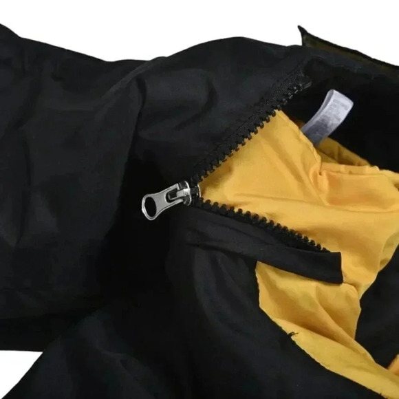 Vintage NFL Pittsburg Steelers Winter Jacket Hood Black Yellow Size Youth XXL - Picture 13 of 14